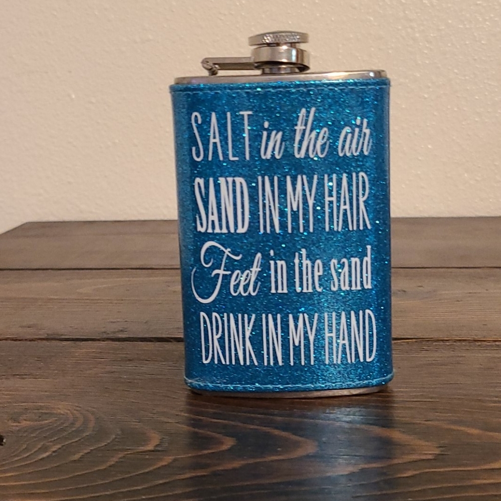 Glitter flask